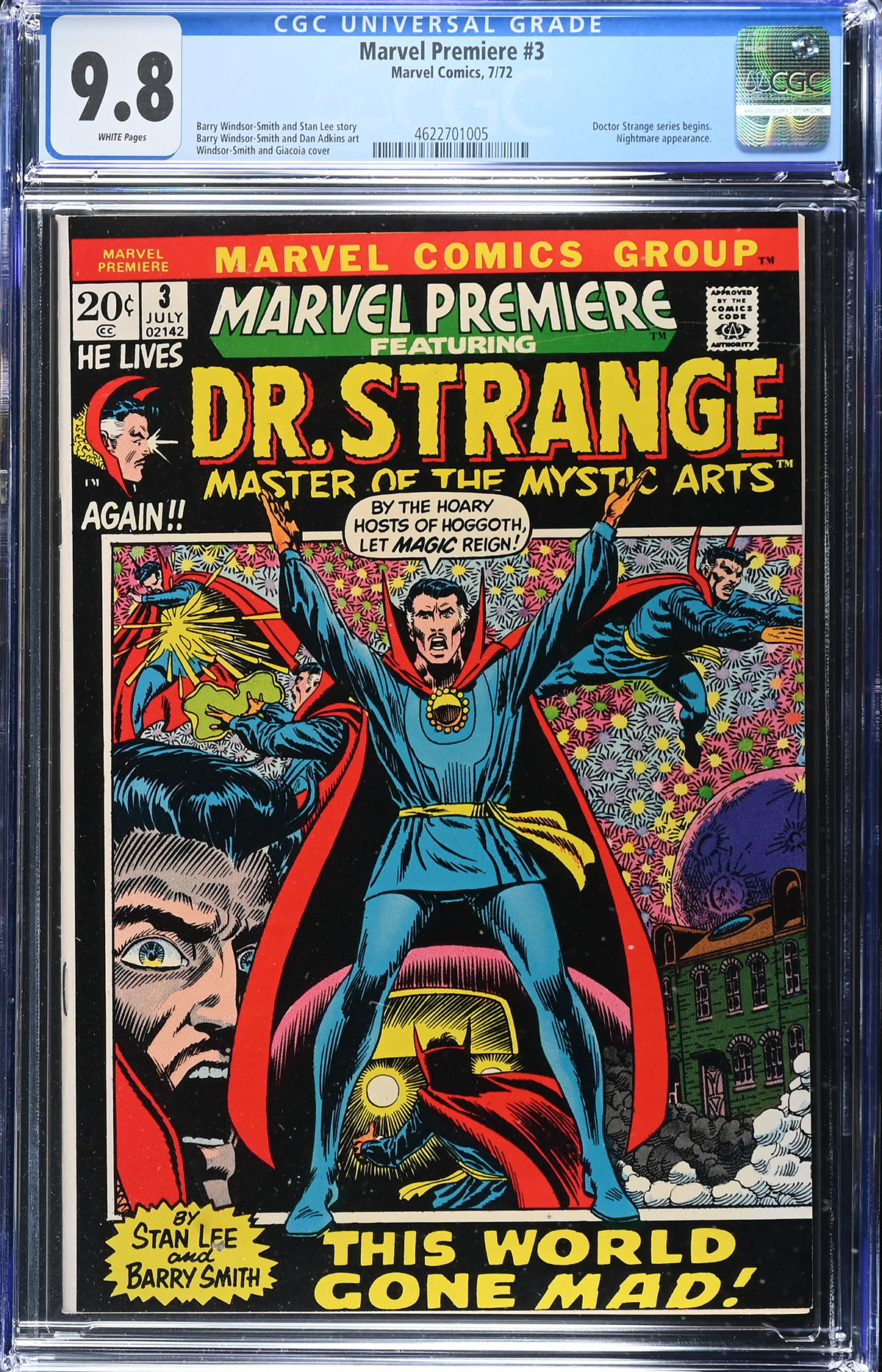 Marvel Premiere #3 CGC 9.8 w