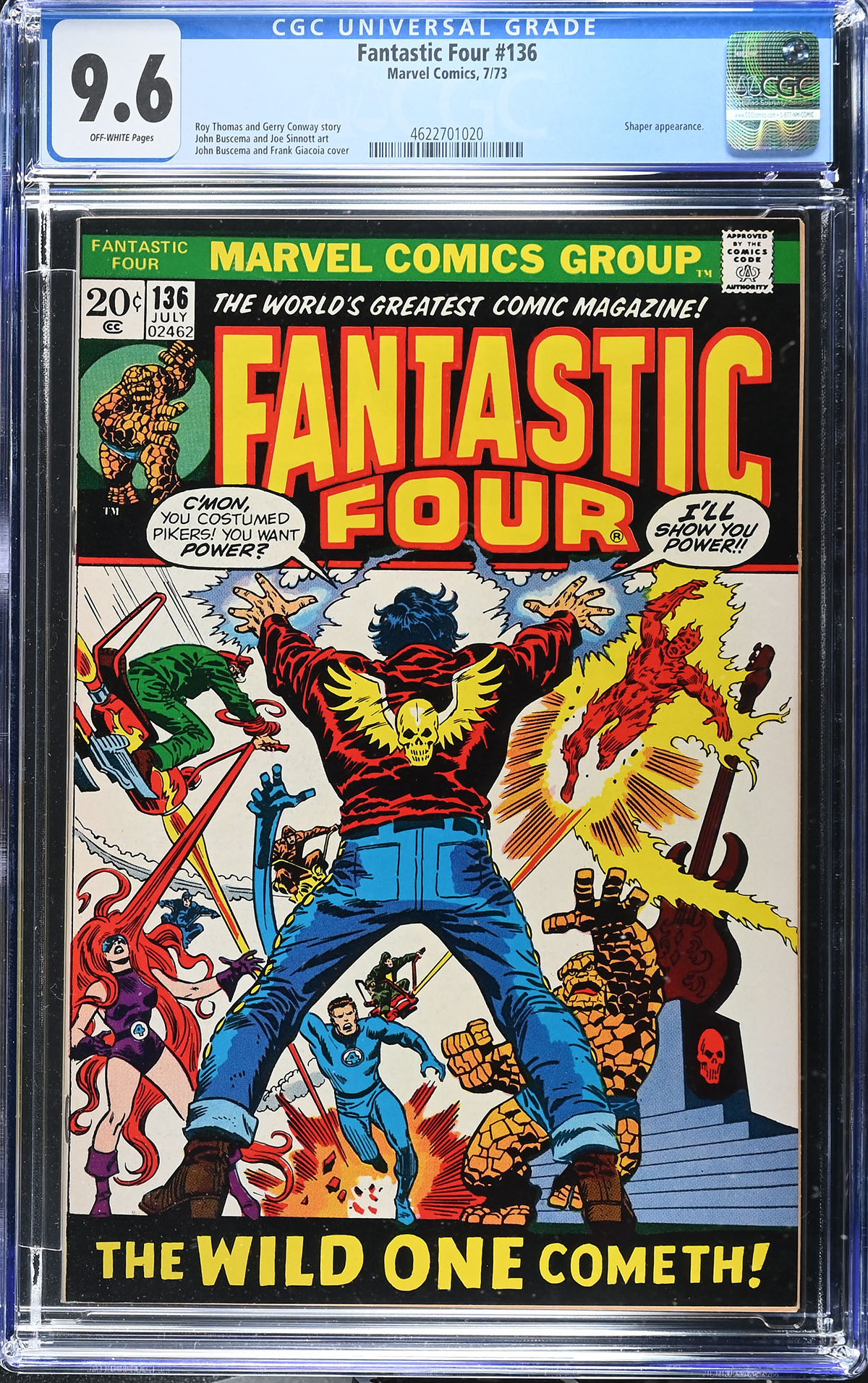 Fantastic Four #136 CGC 9.6 ow