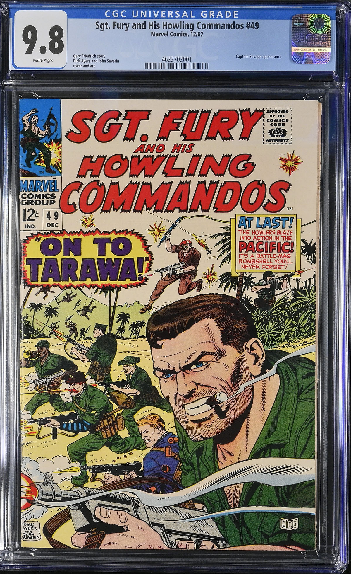 Sgt. Fury and His Howling Commandos #49 CGC 9.8 w