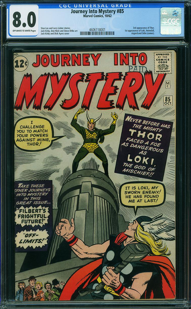 Journey Into Mystery #85 CGC 8.0 ow/w