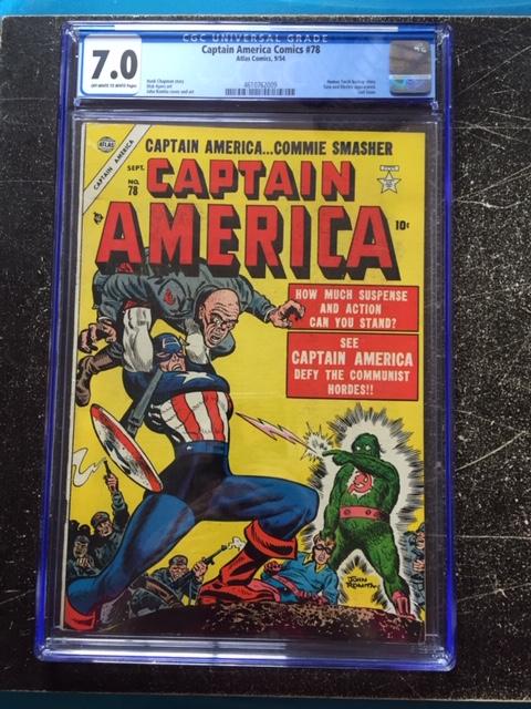 Captain America Comics #78 CGC 7.0 ow/w