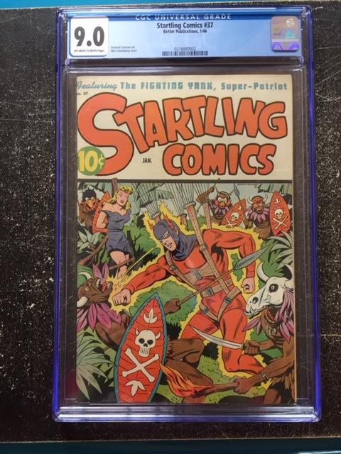 Startling Comics #37 CGC 9.0 ow/w