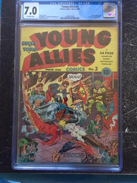 Young Allies #2 CGC 7.0 ow