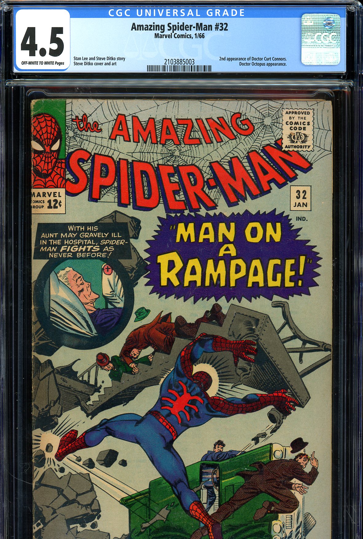 Amazing Spider-Man #32 CGC 4.5 ow/w