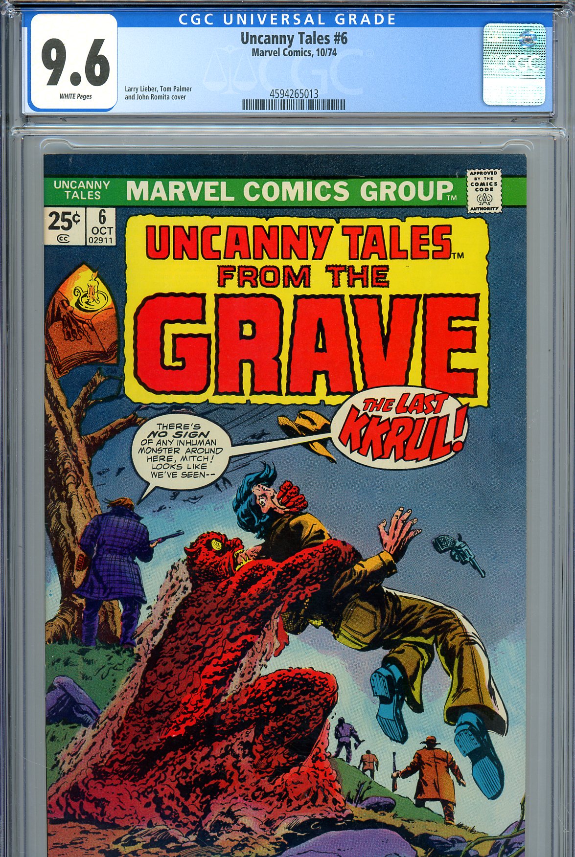 Uncanny Tales #6 CGC 9.6 w