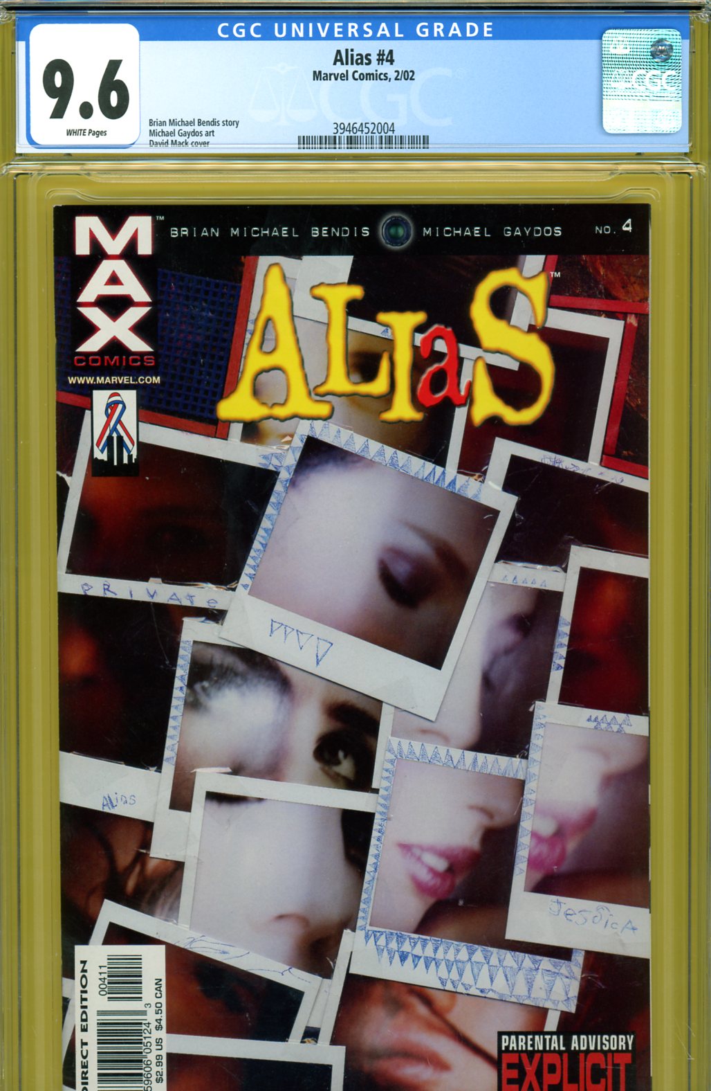 Alias #4 CGC 9.6 w