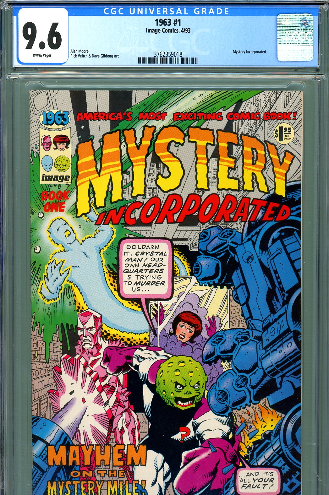 1963 #1 CGC 9.6 w