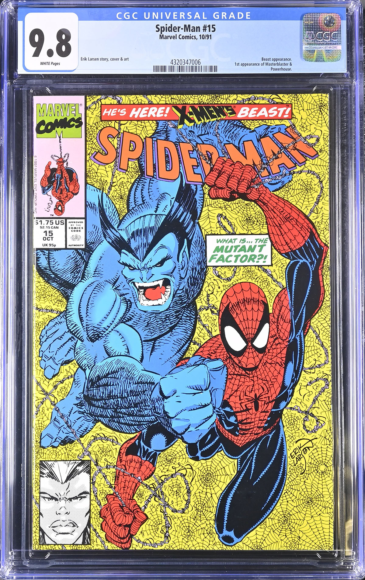 Spider-Man #15 CGC 9.8 w