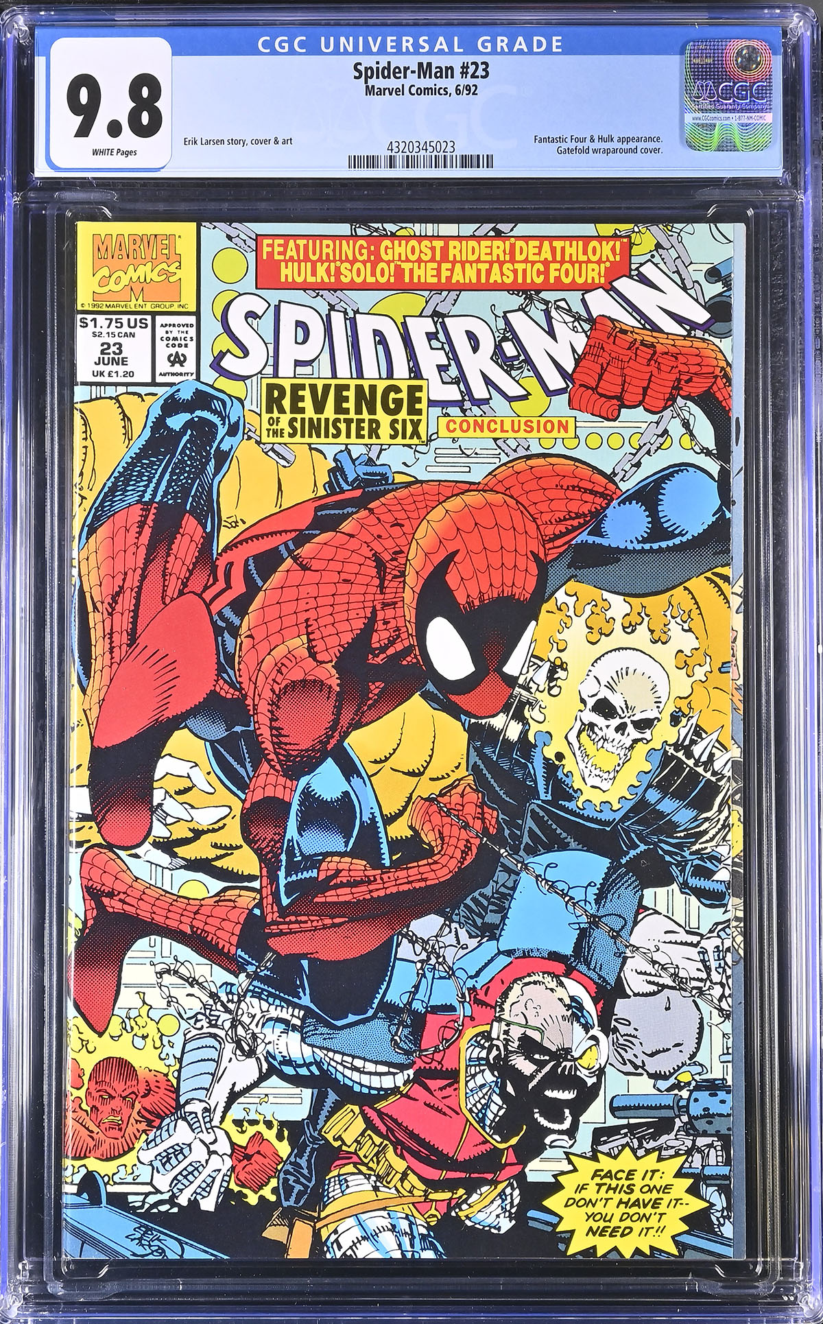 Spider-Man #23 CGC 9.8 w