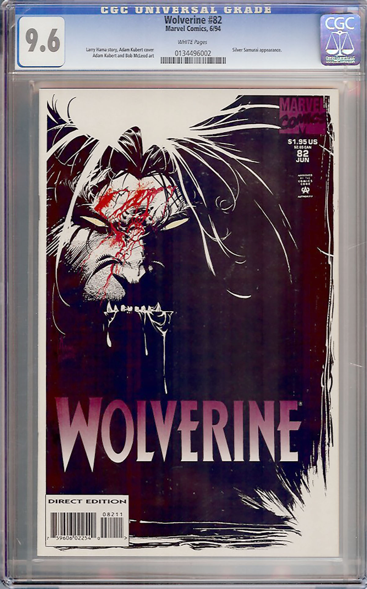 Wolverine #82 CGC 9.6 w