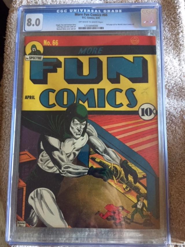 More Fun Comics #66 CGC 8.0 ow/w