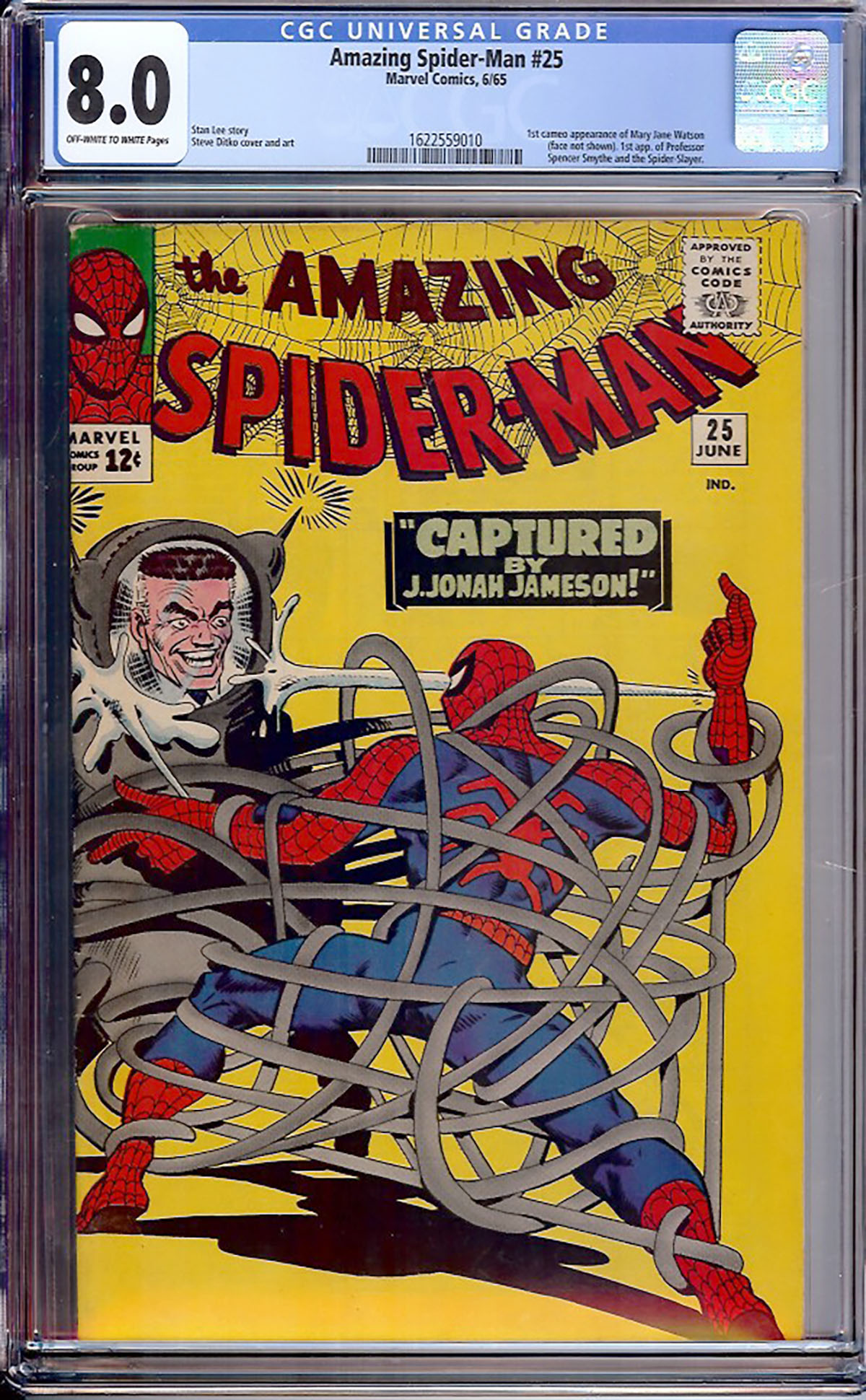 Amazing Spider-Man #25 CGC 8.0 ow/w