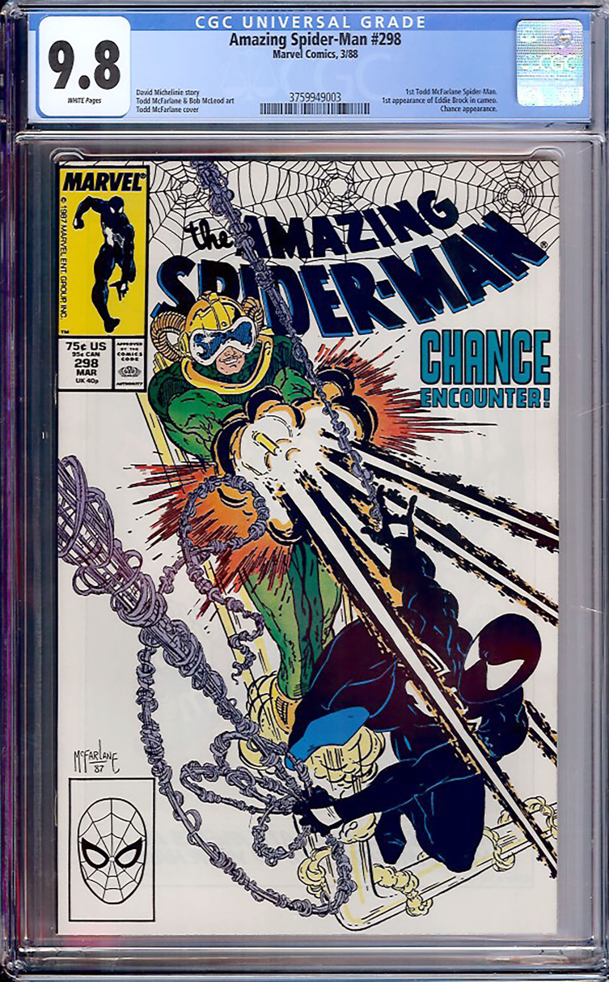 Amazing Spider-Man #298 CGC 9.8 w