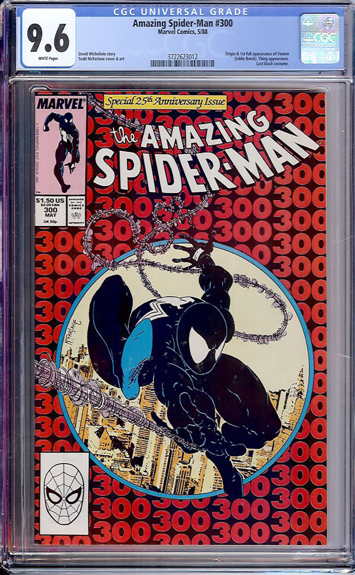 Amazing Spider-Man #300 CGC 9.6 w