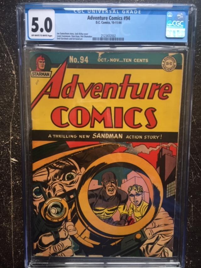 Adventure Comics #94 CGC 5.0 ow/w