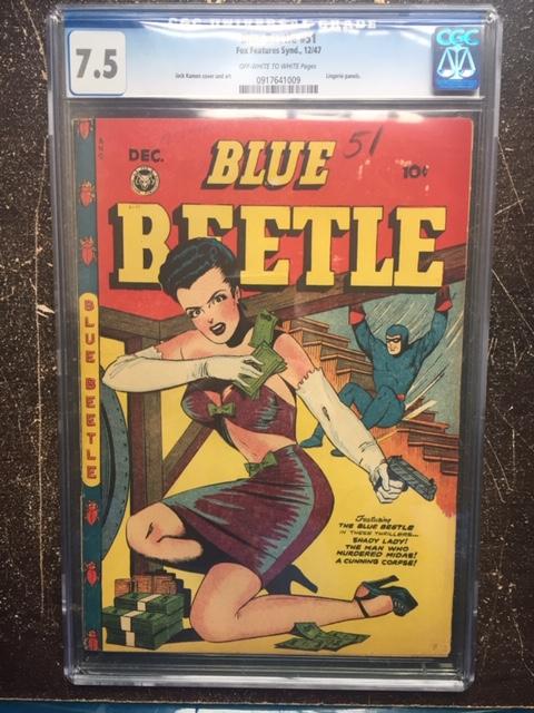 Blue Beetle #51 CGC 7.5 ow/w