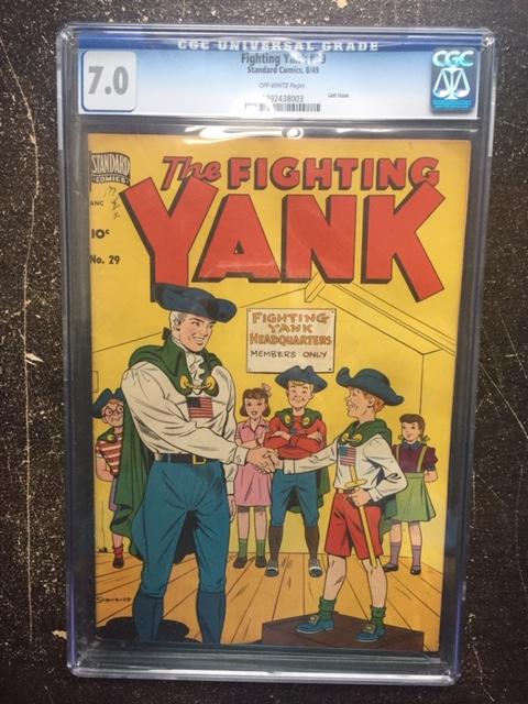 Fighting Yank #29 CGC 7.0 ow