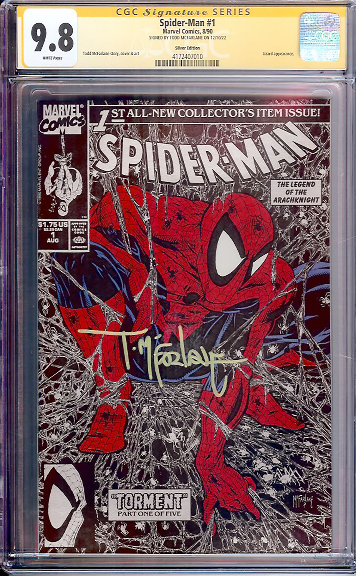 Spider-Man #1 CGC 9.8 w CGC Signature SERIES