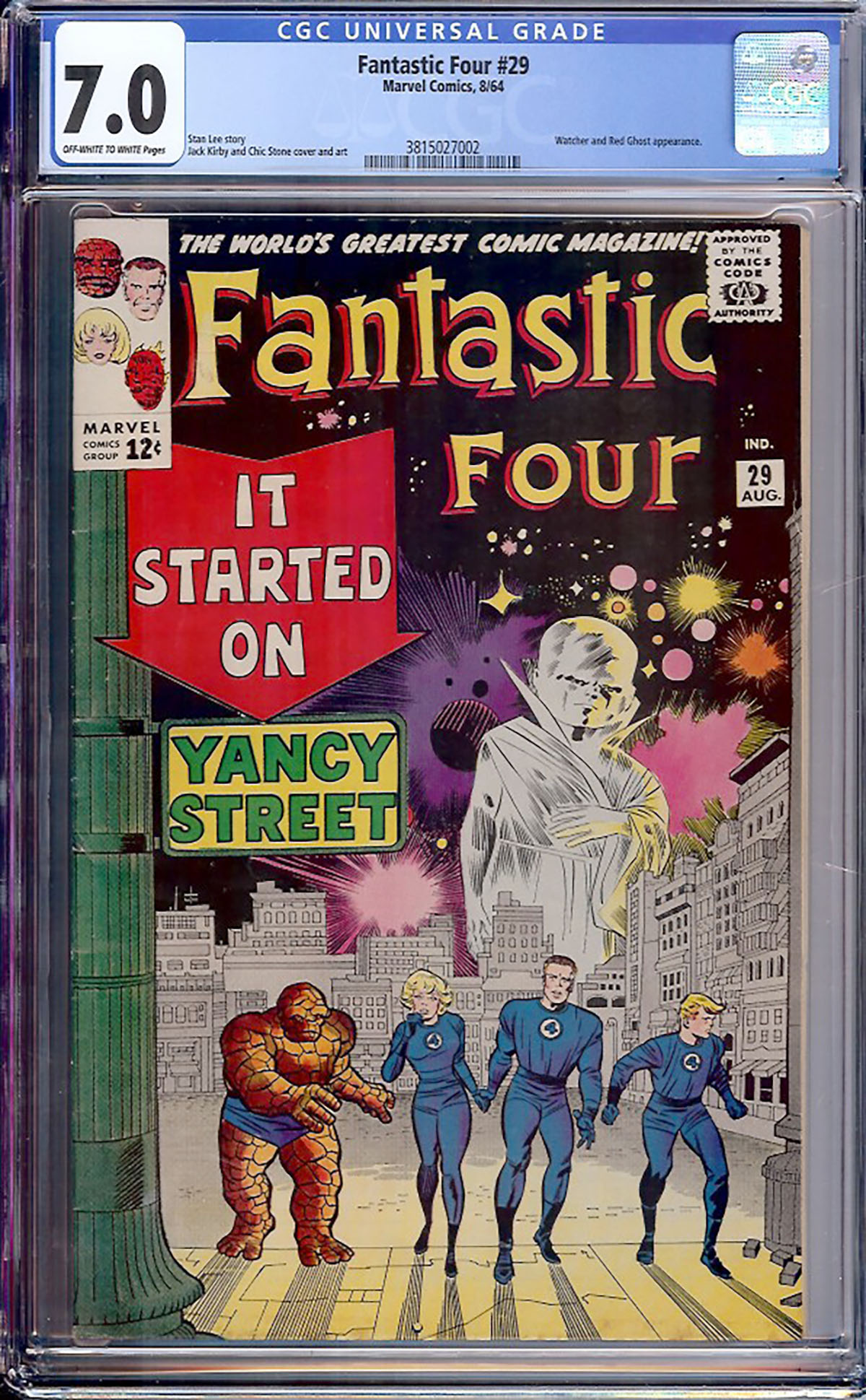 Fantastic Four #29 CGC 7.0 ow/w