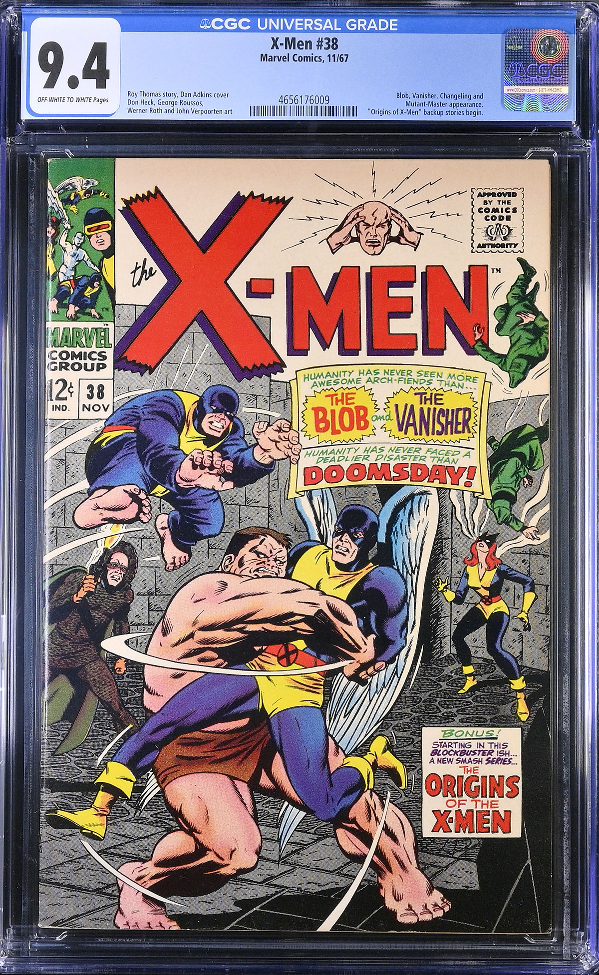 X-Men #38 CGC 9.4 w