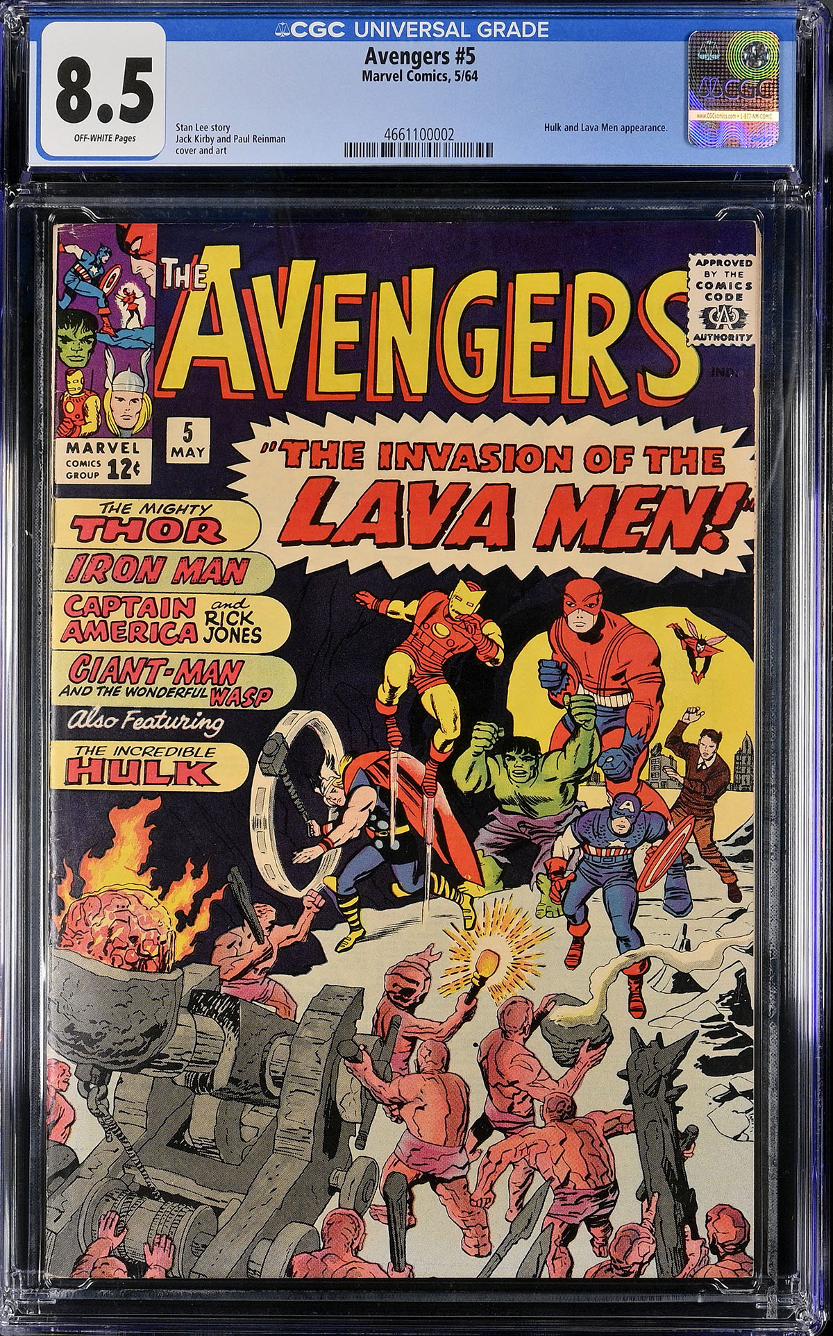 Avengers #5 CGC 8.5 ow