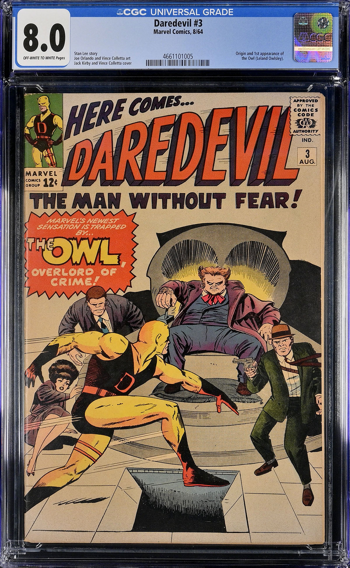 Daredevil #3 CGC 8.0 ow/w