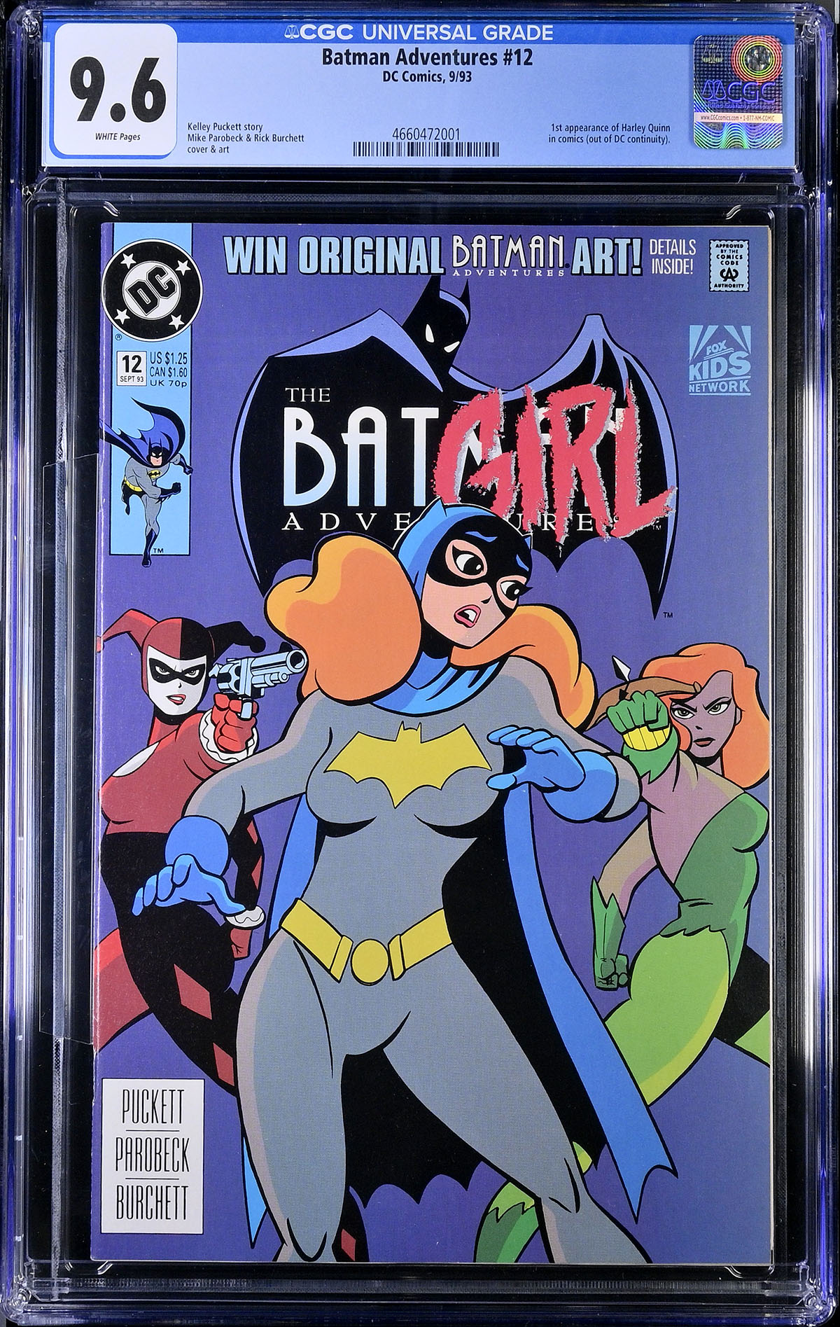 Batman Adventures #12 CGC 9.6 w