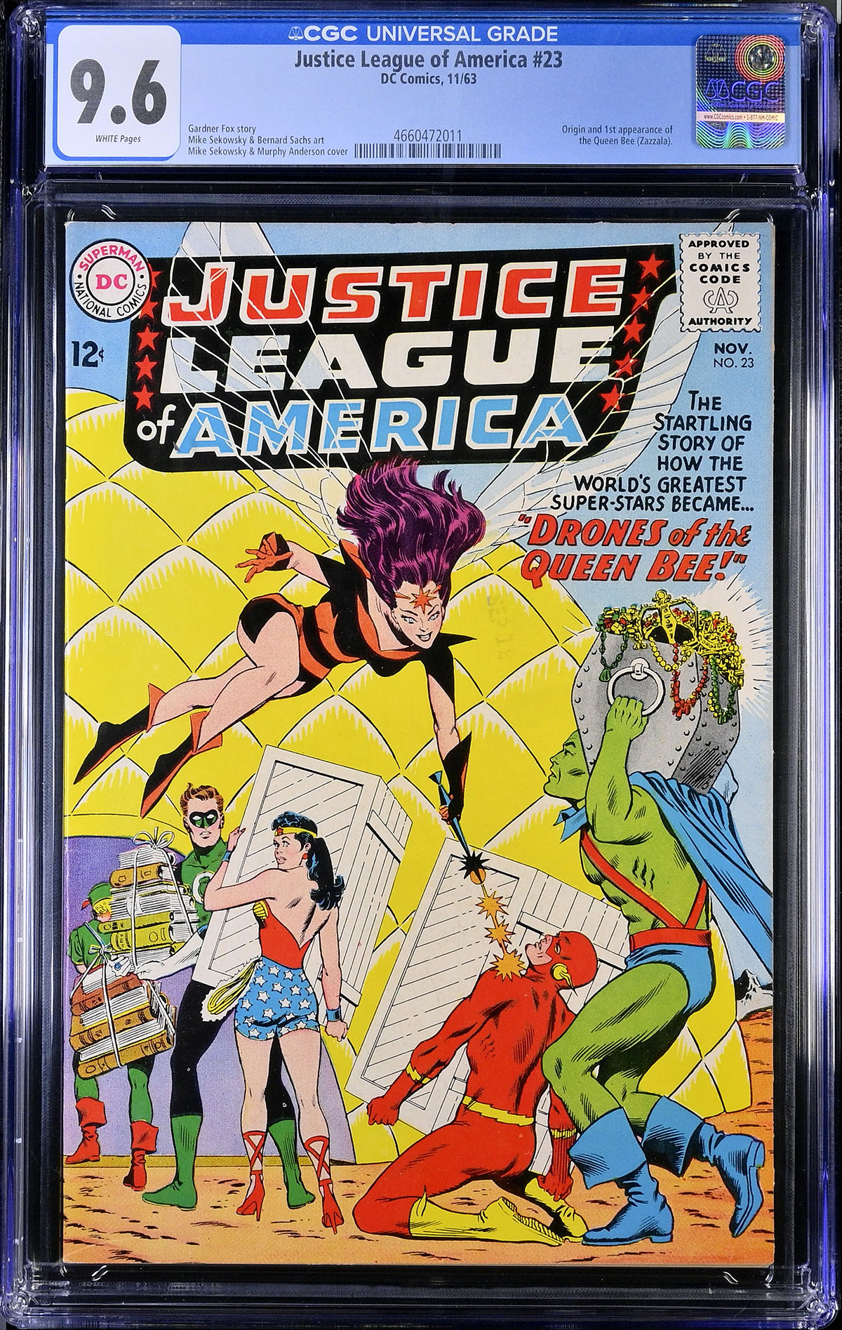 Justice League of America #23 CGC 9.6 w