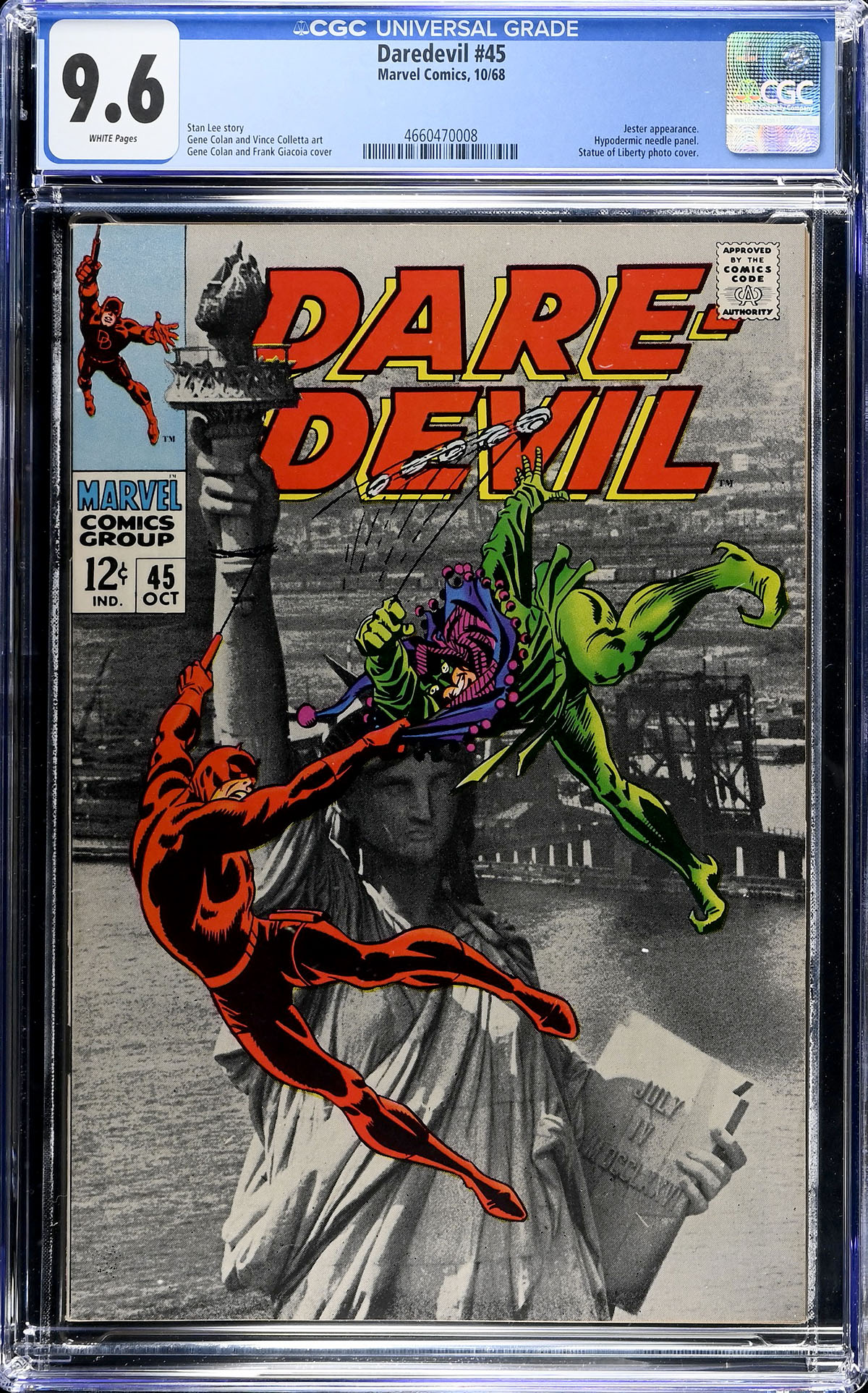 Daredevil #45 CGC 9.6 w