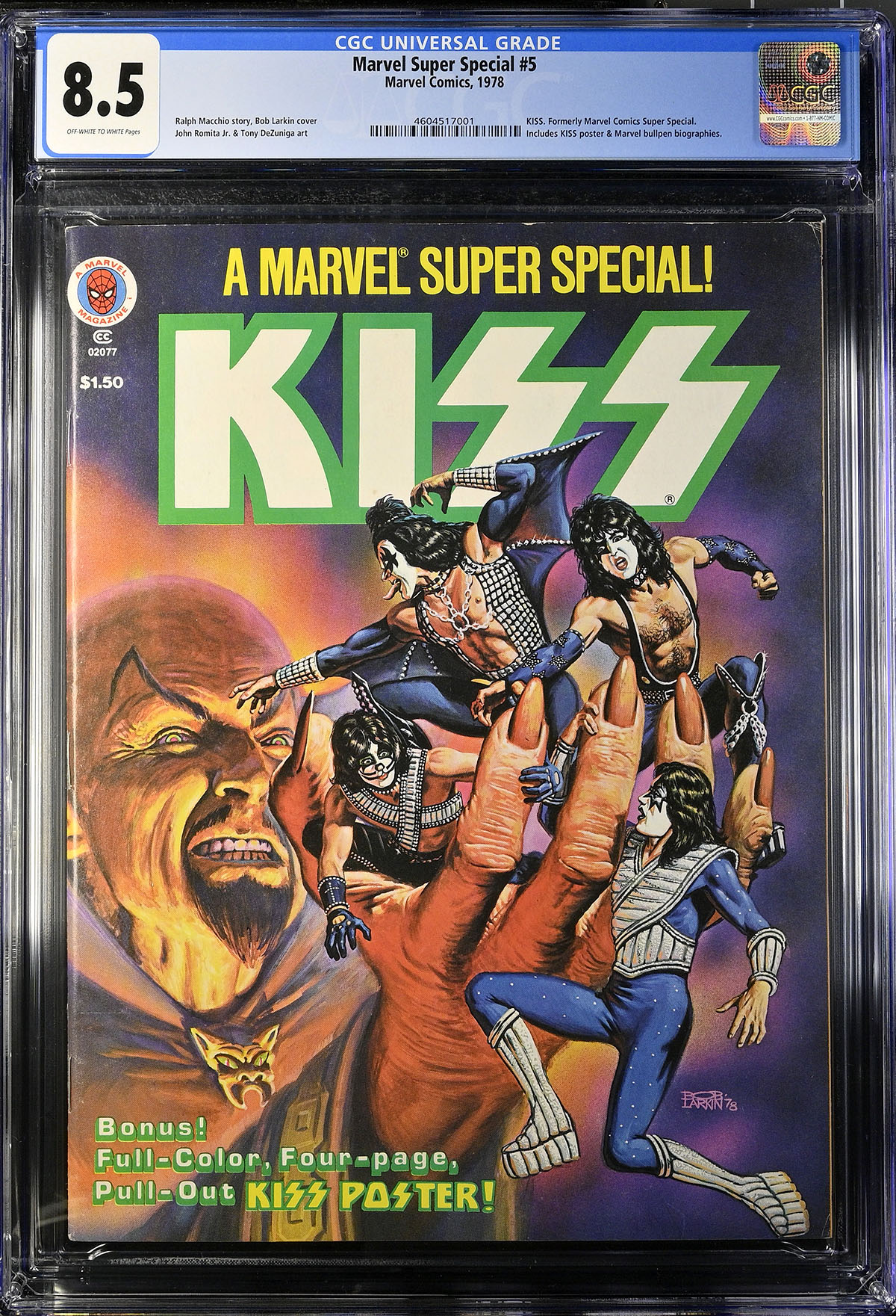 Marvel Super Special #5 CGC 8.5 ow/w