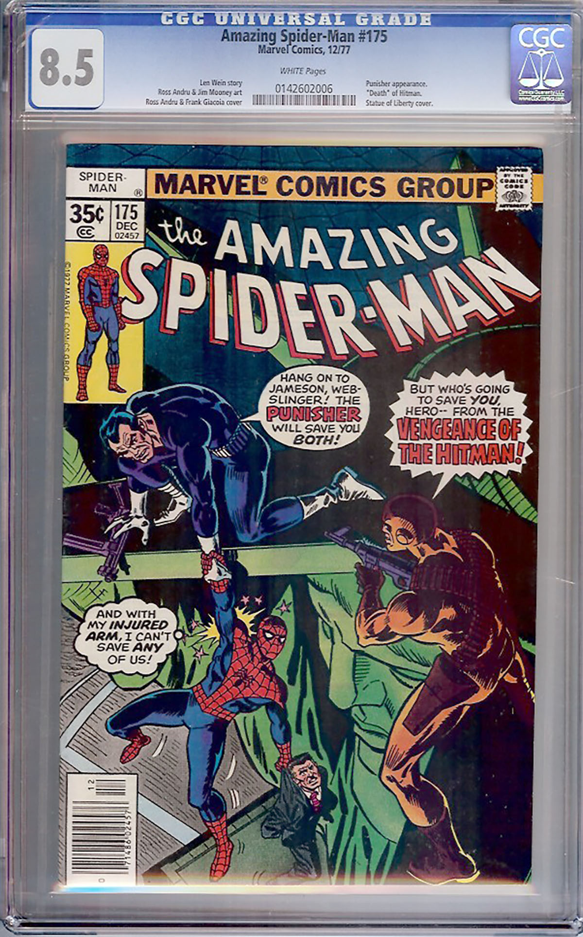 Amazing Spider-Man #175 CGC 8.5 w