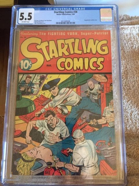 Startling Comics #38 CGC 5.5 ow