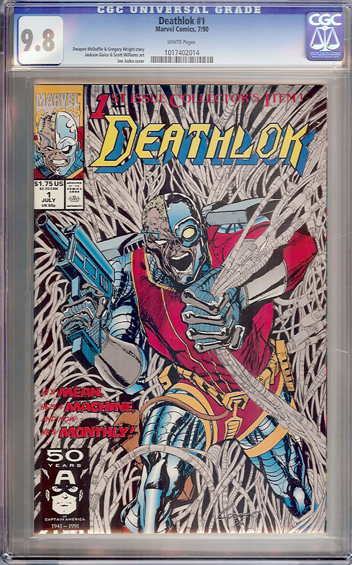 Deathlok #1 CGC 9.8 w