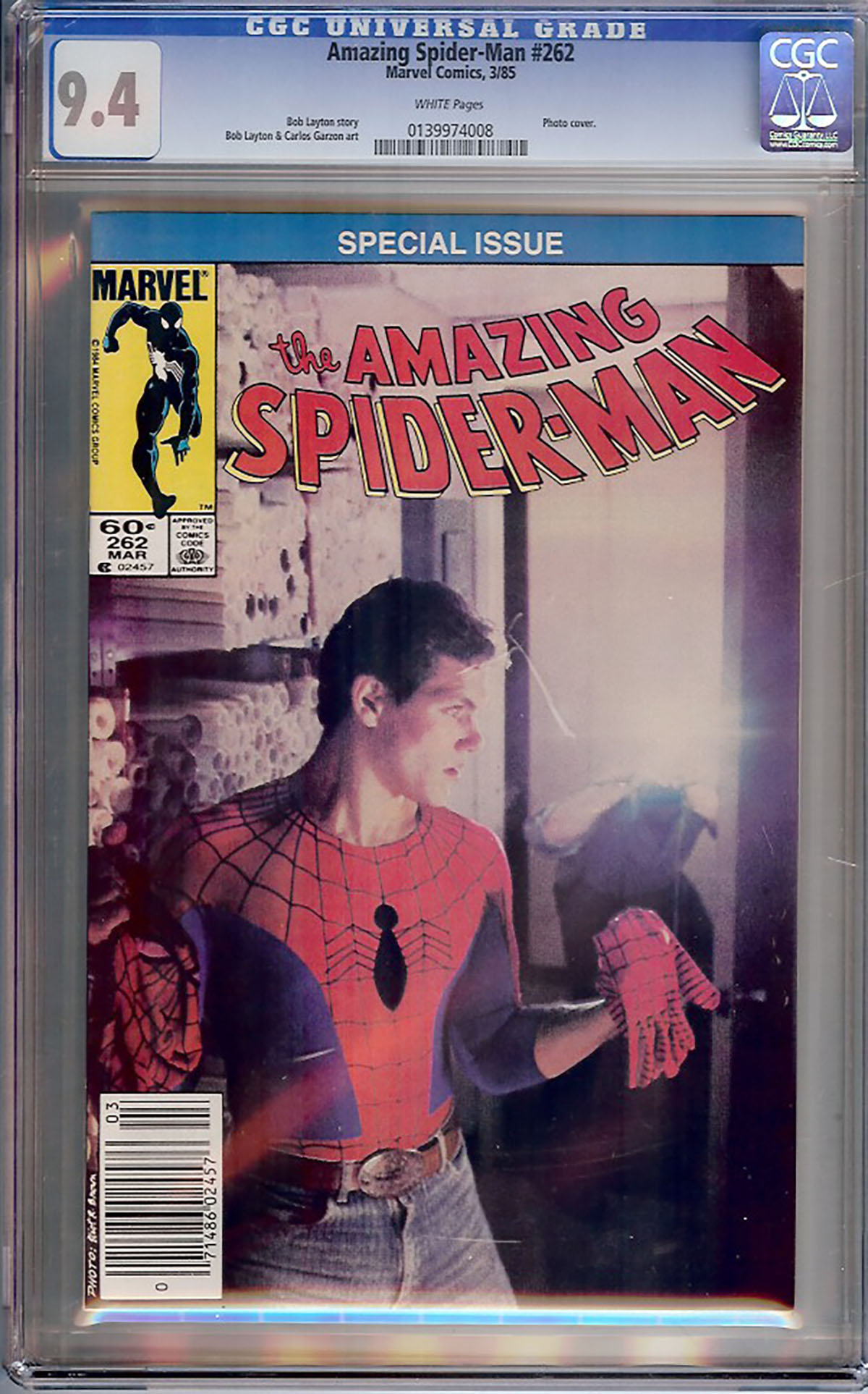 Amazing Spider-Man #262 CGC 9.4 w