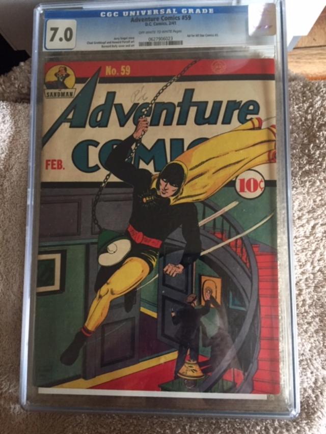 Adventure Comics #59 CGC 7.0 ow/w