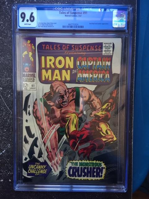 Tales of Suspense #91 CGC 9.6 w