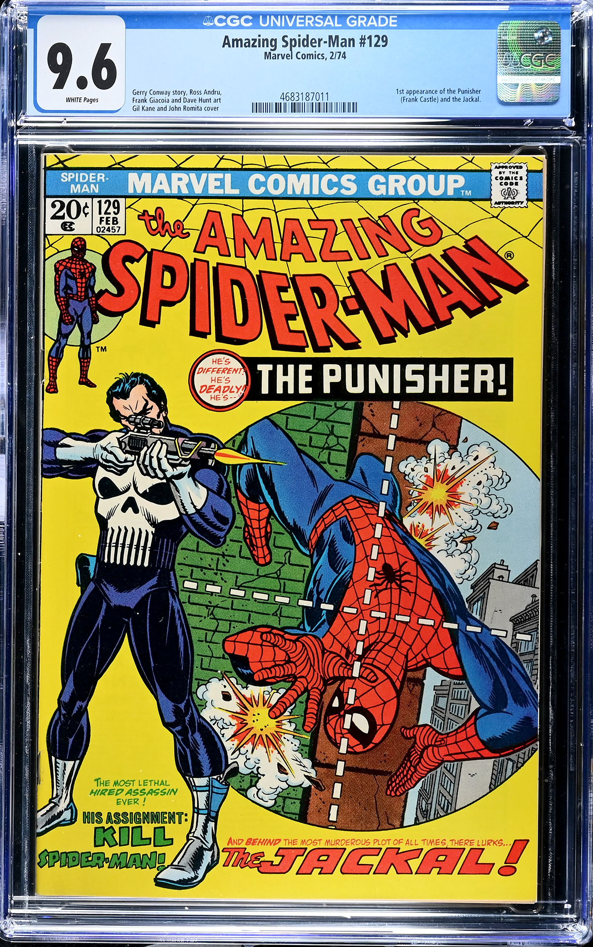Amazing Spider-Man #129 CGC 9.6 w