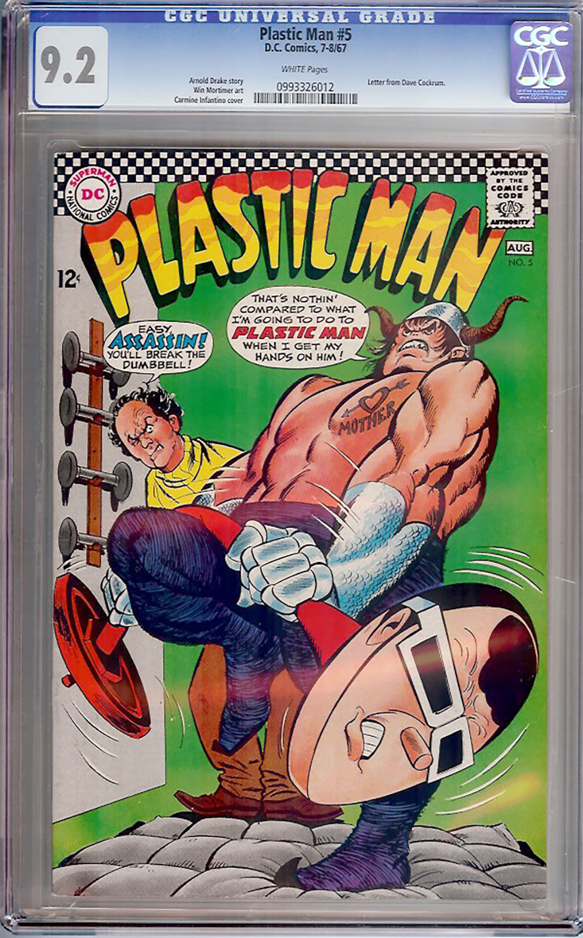 Plastic Man #5 CGC 9.2 w