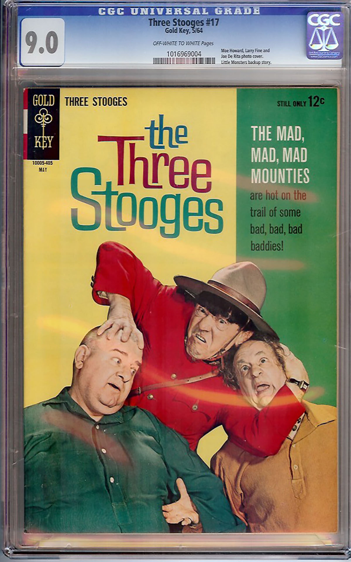 Three Stooges #17 CGC 9.0 ow/w