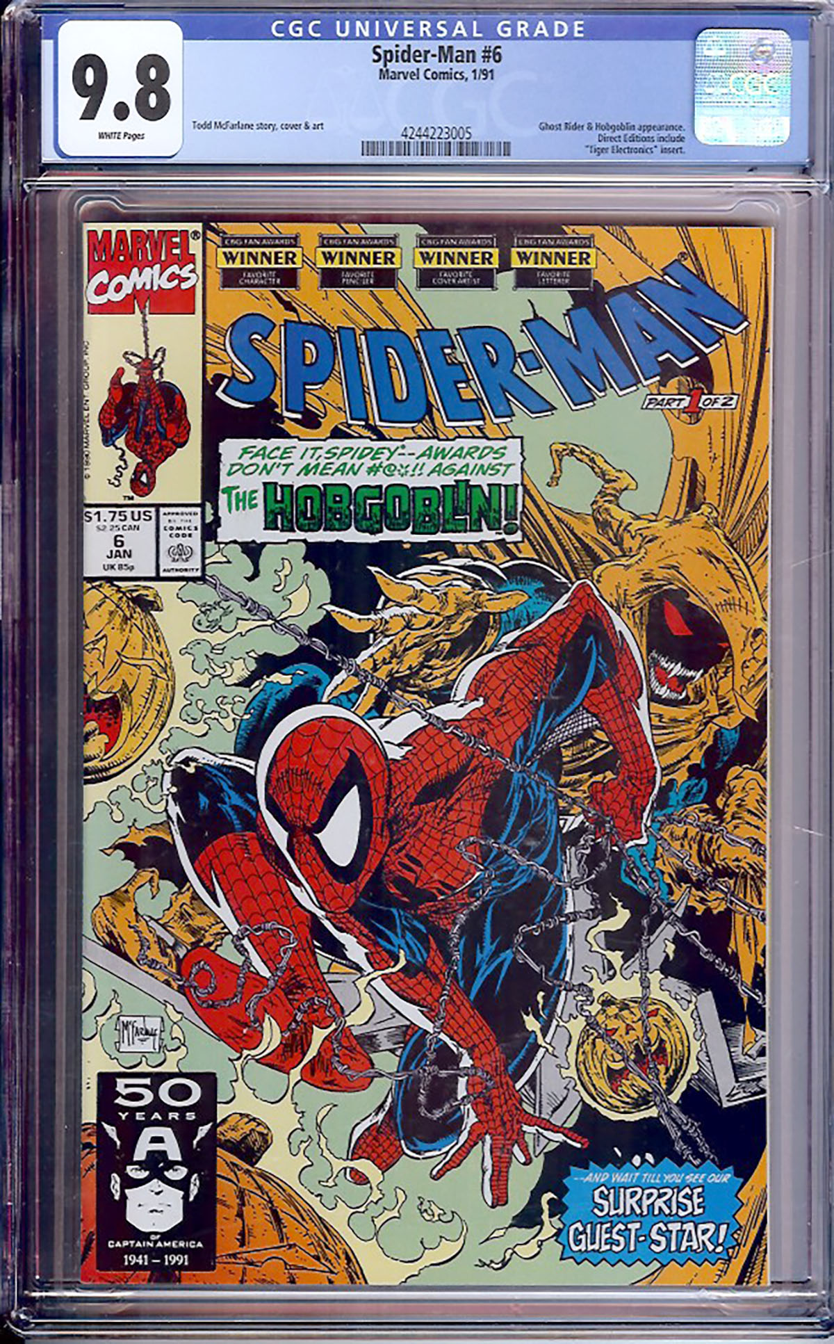 Spider-Man #6 CGC 9.8 w