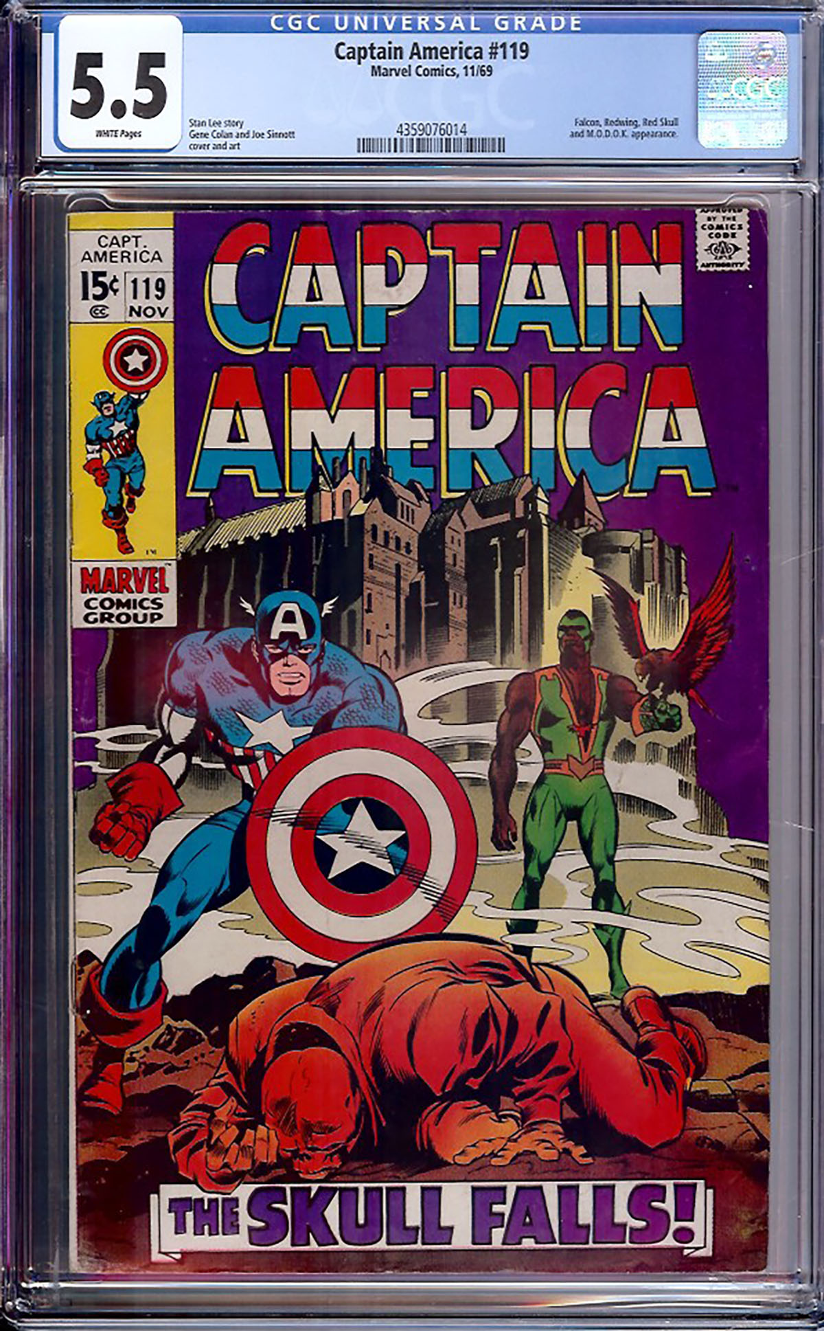 Captain America #119 CGC 5.5 w