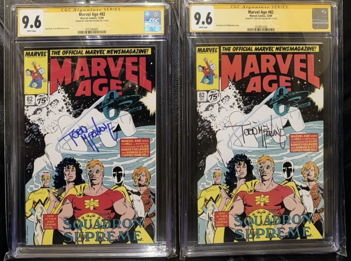 Marvel Age #82 CGC 9.6 w