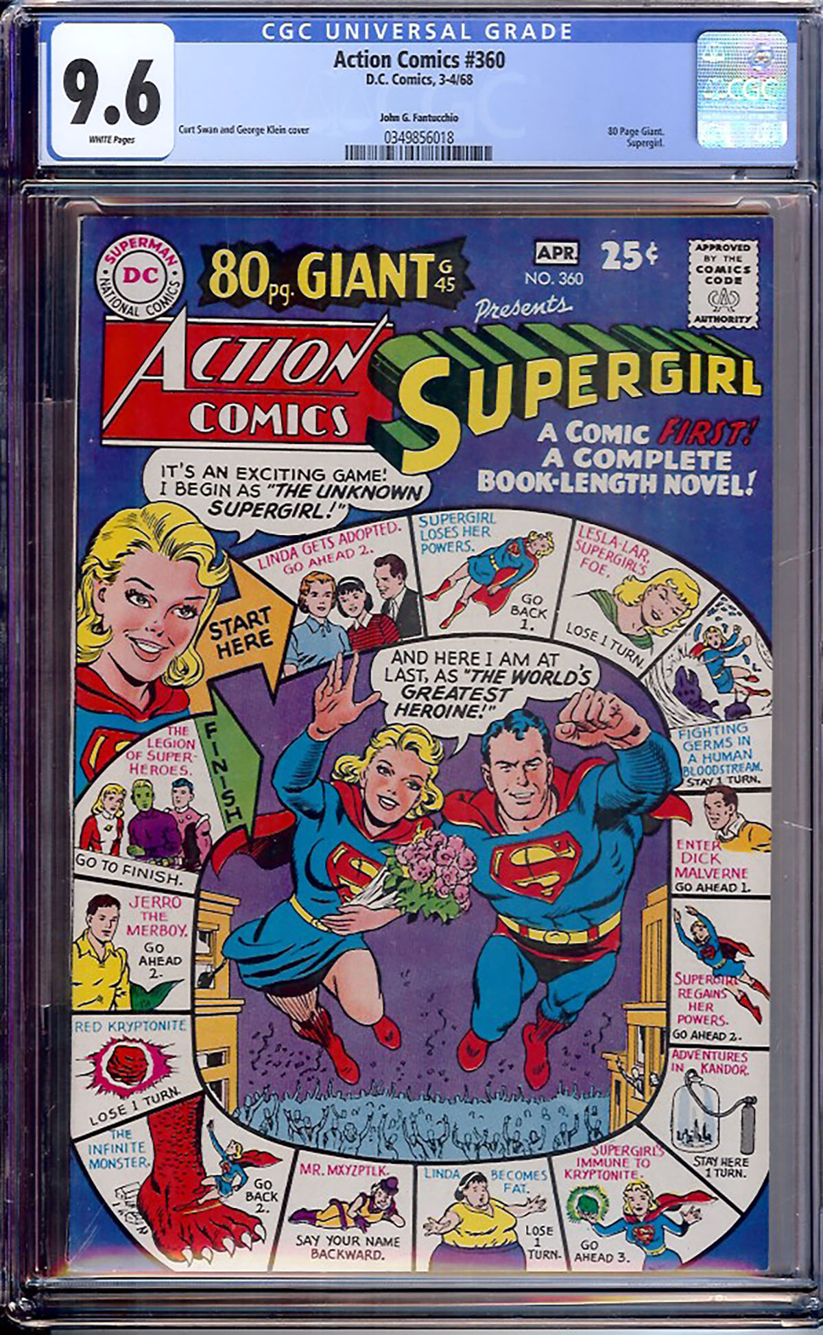 Action Comics #360 CGC 9.6 w John G. Fantucchio