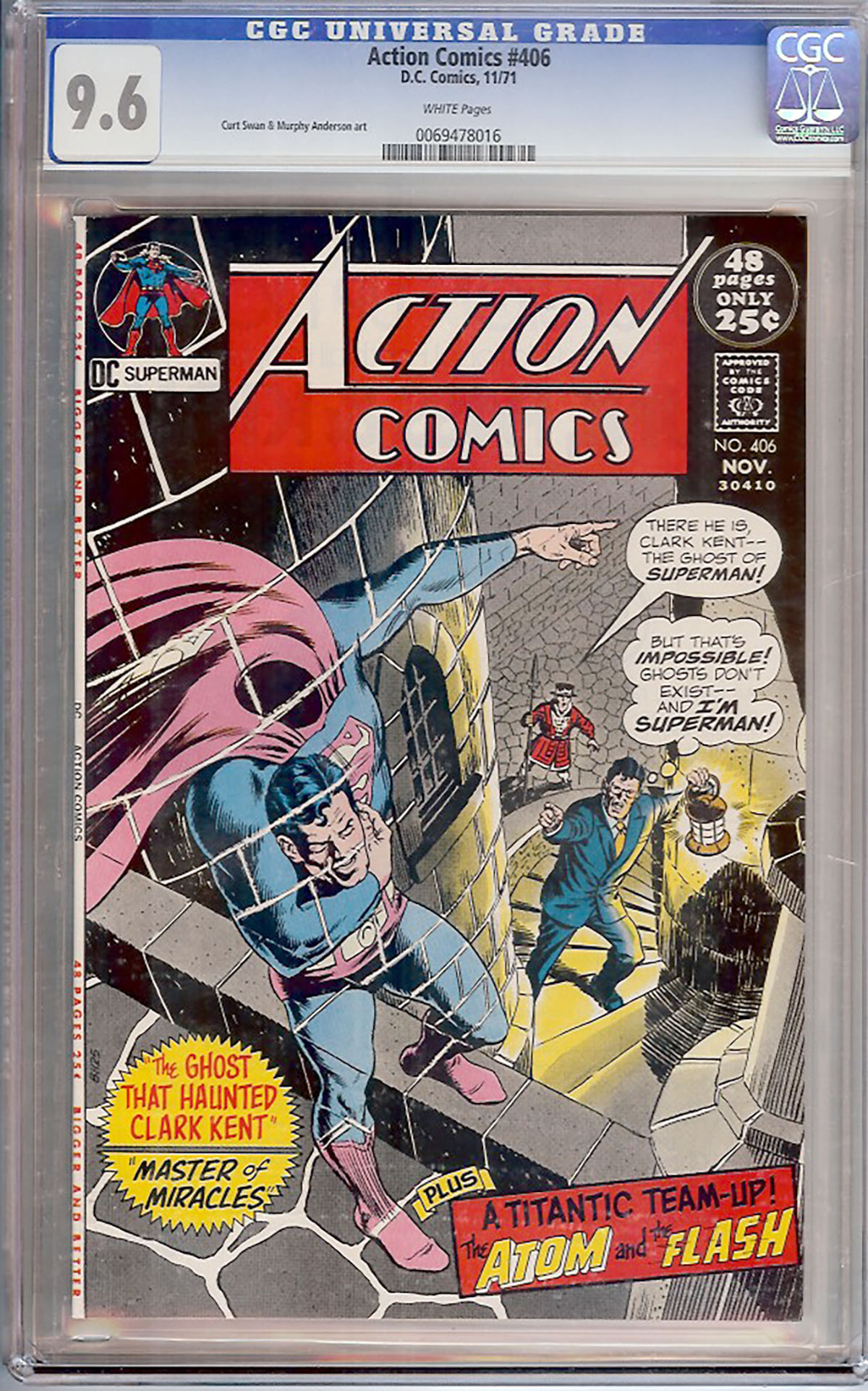 Action Comics #406 CGC 9.6 w
