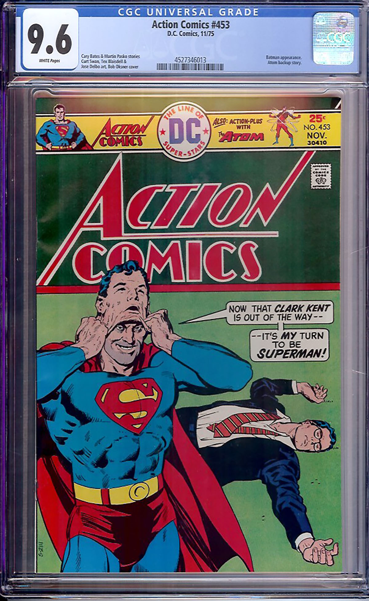 Action Comics #453 CGC 9.6 w