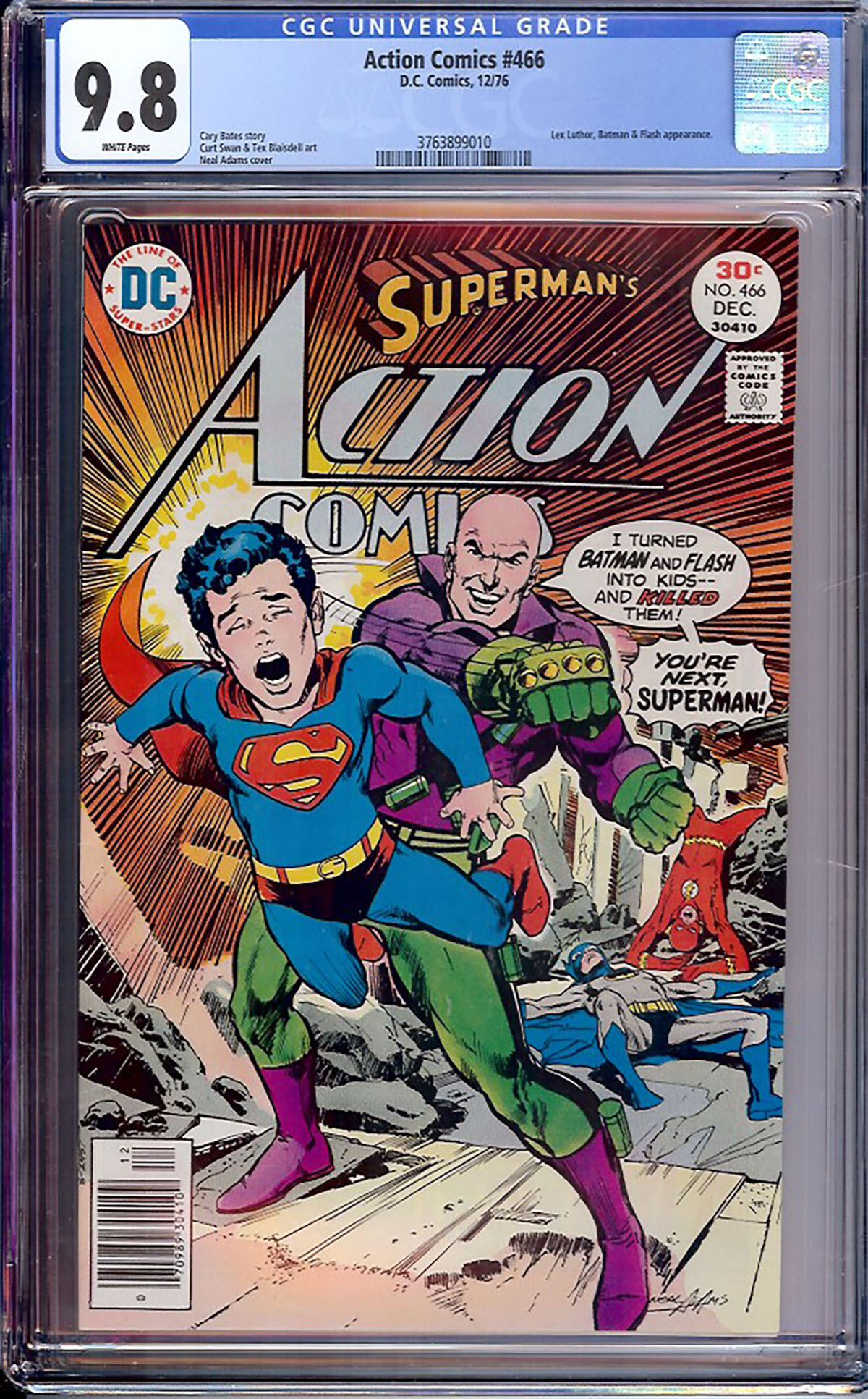 Action Comics #466 CGC 9.8 w