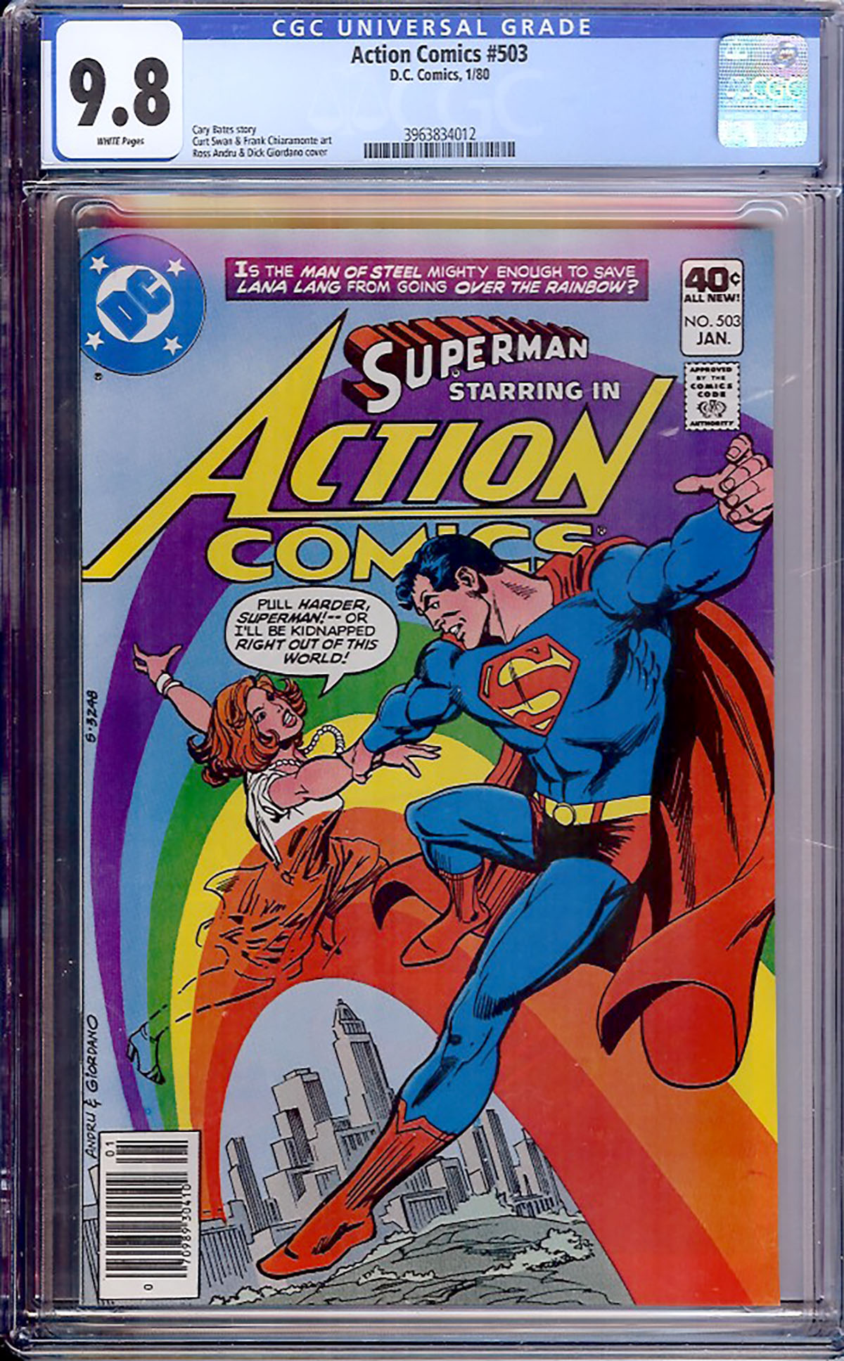 Action Comics #503 CGC 9.8 w