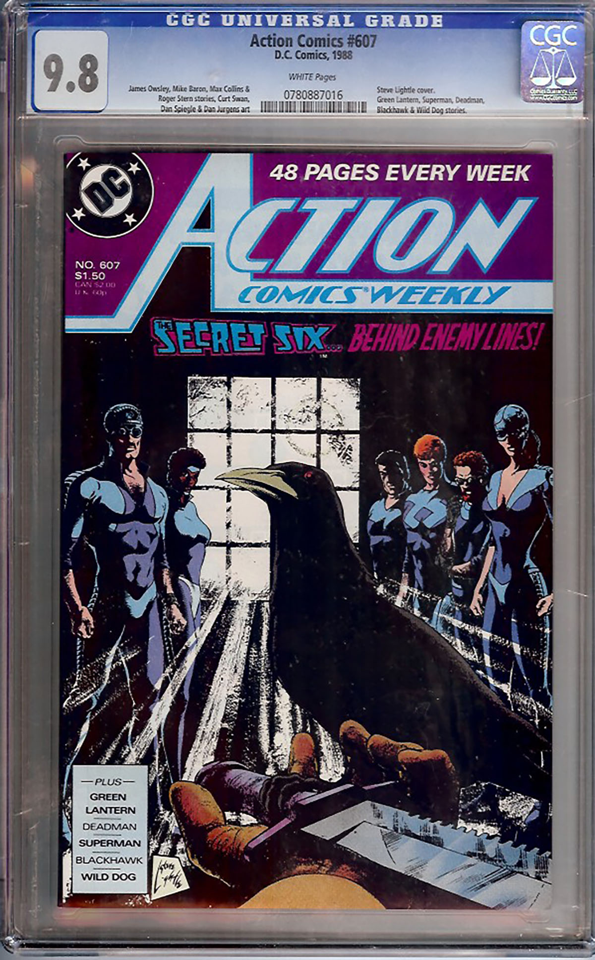 Action Comics #607 CGC 9.8 w