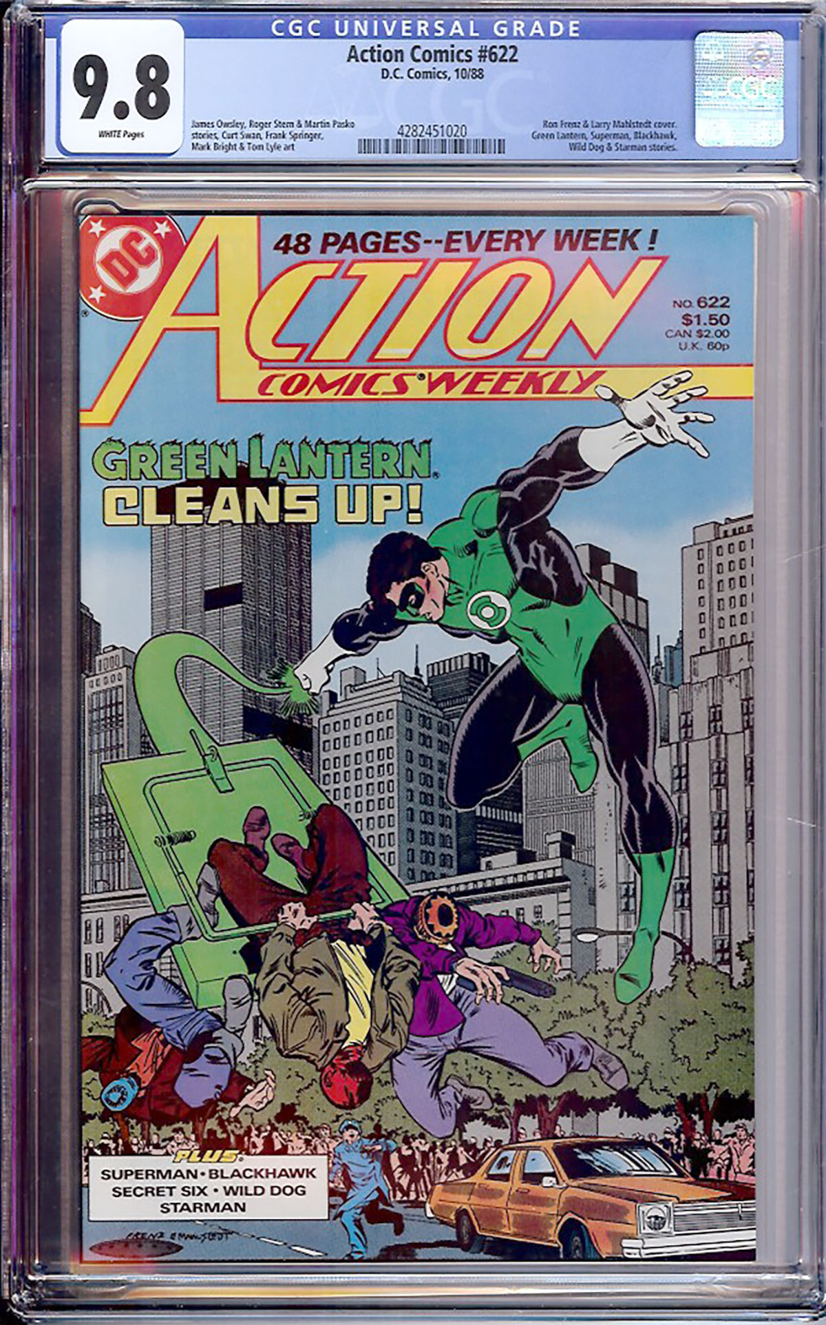 Action Comics #622 CGC 9.8 w