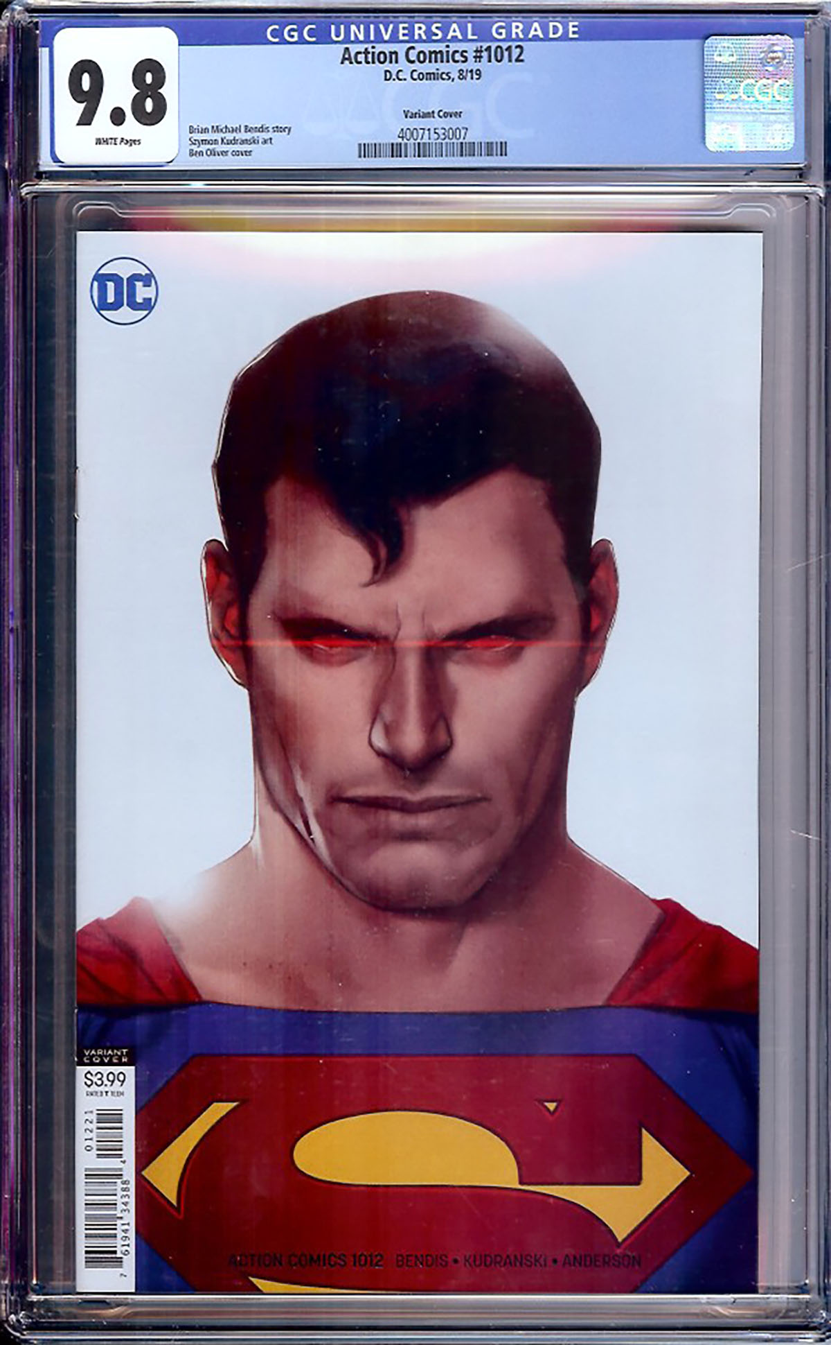 Action Comics #1012 CGC 9.8 w Variant Cover